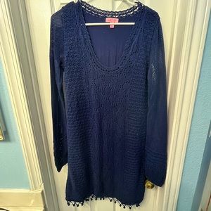Blue Lilly Pulitzer Sweater Dress